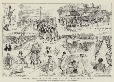 Konkurrence til Hjælp for Lystfiskernes Velvillige Fond af Alfred Chantrey Corbould